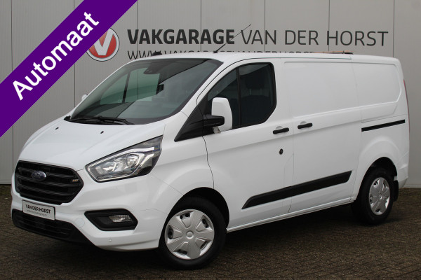 Ford Transit Custom 300 2.0-130PK TDCI L1H1 Trend AUTOMAAT ! Erg nette Transit Custom automaat ! Achterdeuren, Schuifdeur L+R, PDC V+A, Camera, Bijrijdersbank, Stoel- en voorraamverwarming, flitslichten v+a en dak