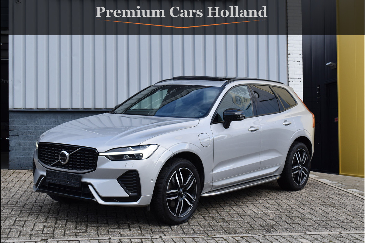 Volvo XC60 2.0 T6 Plug-in hybrid AWD R-Design 340 Pk SOH 93% Pano Trekhaak H/K Memory 360 Camera HUD 20 Inch