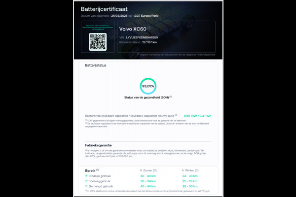 Volvo XC60 2.0 T6 Plug-in hybrid AWD R-Design 340 Pk SOH 93% Pano Trekhaak H/K Memory 360 Camera HUD 20 Inch