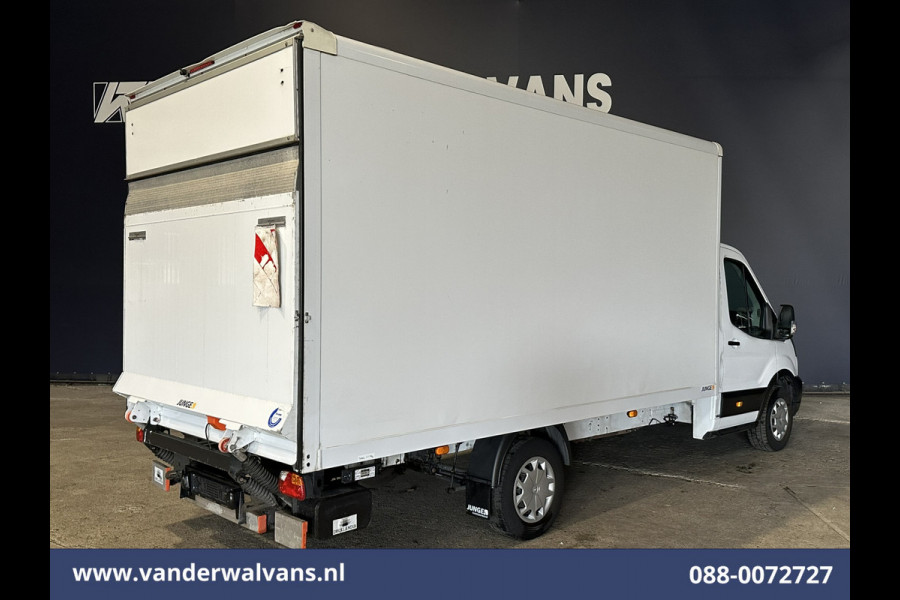 Ford Transit 2.0 TDCI 130pk Bakwagen L4.35m Laadklep Euro6 Airco | Camera | Cruisecontrol | Verwarmde voorruit Bijrijdersbank, 970kg laadvermogen