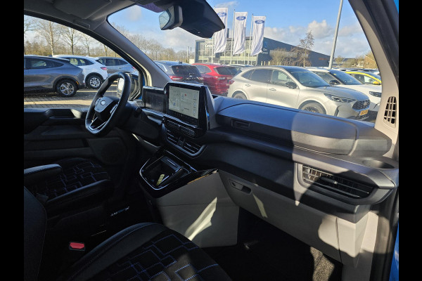 Ford Transit Custom 320 2.5 PHEV L1H1 MS-RT DC | Dubbele Cabine | Dubbele zijschuifdeur | Keyless entry | Lederen sportstoelen | Elektrische zijschuifdeur | Virtual cockpit | Fabrieksgarantie tm. 16-04-2029