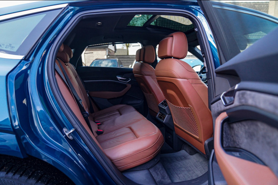 Audi e-tron Sportback 55 quattro Business edition Plus 95 kWh | Panorama | Luxe Leder | Adaptieve cruise | Memory | Clima achter