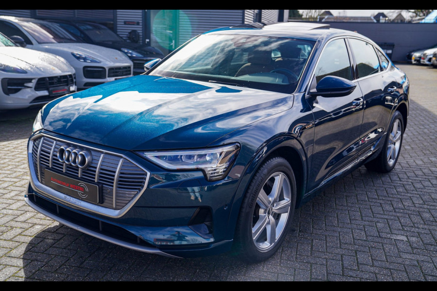 Audi e-tron Sportback 55 quattro Business edition Plus 95 kWh | Panorama | Luxe Leder | Adaptieve cruise | Memory | Clima achter