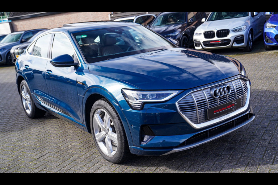 Audi e-tron Sportback 55 quattro Business edition Plus 95 kWh | Panorama | Luxe Leder | Adaptieve cruise | Memory | Clima achter
