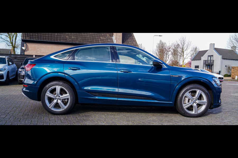 Audi e-tron Sportback 55 quattro Business edition Plus 95 kWh | Panorama | Luxe Leder | Adaptieve cruise | Memory | Clima achter