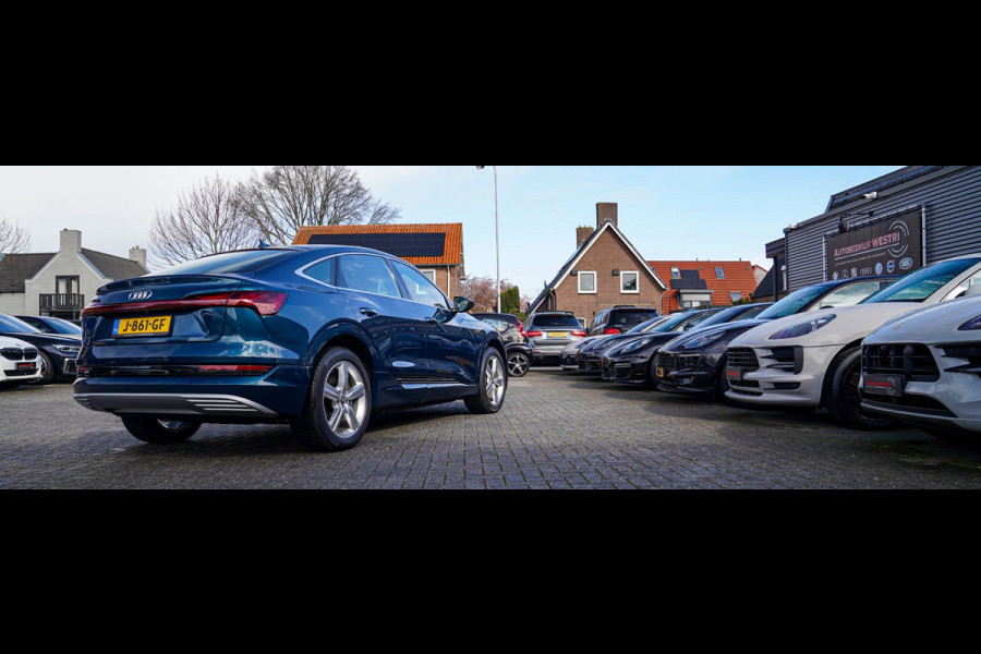 Audi e-tron Sportback 55 quattro Business edition Plus 95 kWh | Panorama | Luxe Leder | Adaptieve cruise | Memory | Clima achter