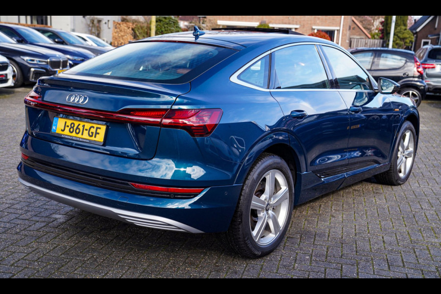 Audi e-tron Sportback 55 quattro Business edition Plus 95 kWh | Panorama | Luxe Leder | Adaptieve cruise | Memory | Clima achter