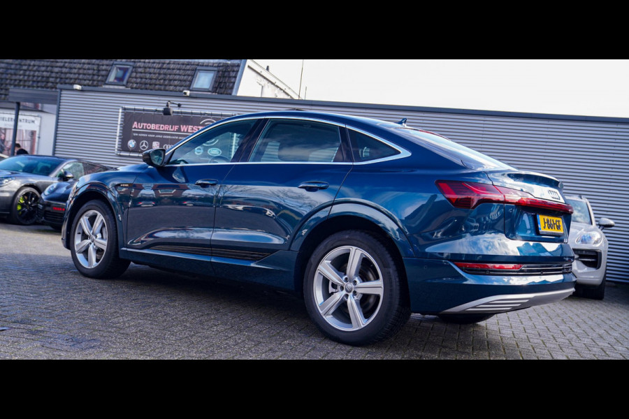 Audi e-tron Sportback 55 quattro Business edition Plus 95 kWh | Panorama | Luxe Leder | Adaptieve cruise | Memory | Clima achter