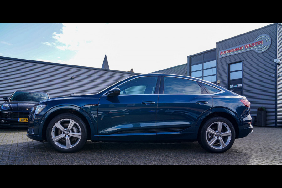 Audi e-tron Sportback 55 quattro Business edition Plus 95 kWh | Panorama | Luxe Leder | Adaptieve cruise | Memory | Clima achter