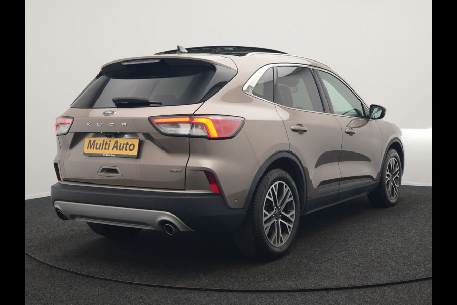 Ford Kuga 2.5 Titanium X PHEV 225pk Dealer O.H. | Trekhaak Af Fabriek | Panodak | Head Up | Adaptive Cruise | 360 Camera | Bang & Olufsen | Sportstoelen & Stuur Verwarmd | Keyless | Blis | Navigatie | DAB | Plug In Hybrid |
