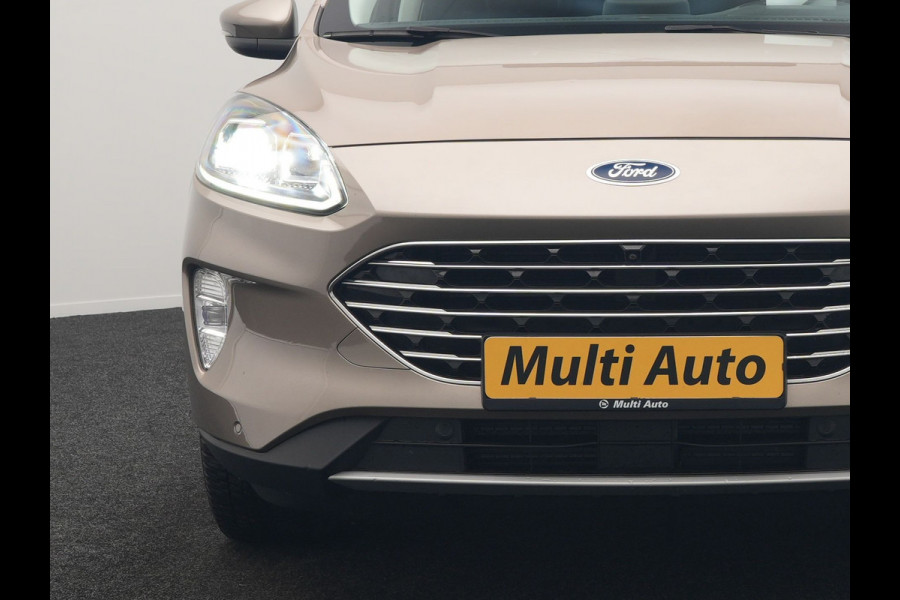 Ford Kuga 2.5 Titanium X PHEV 225pk Dealer O.H. | Trekhaak Af Fabriek | Panodak | Head Up | Adaptive Cruise | 360 Camera | Bang & Olufsen | Sportstoelen & Stuur Verwarmd | Keyless | Blis | Navigatie | DAB | Plug In Hybrid |