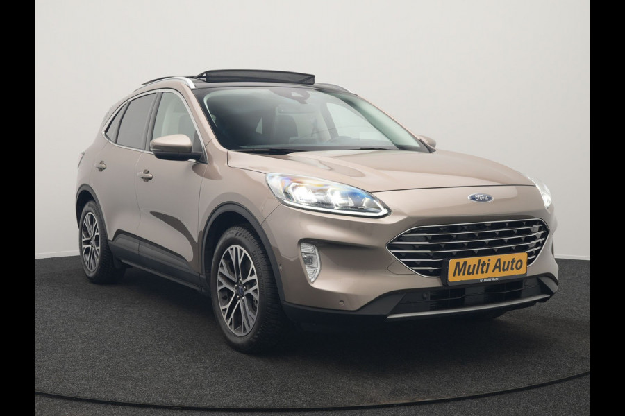 Ford Kuga 2.5 Titanium X PHEV 225pk Dealer O.H. | Trekhaak Af Fabriek | Panodak | Head Up | Adaptive Cruise | 360 Camera | Bang & Olufsen | Sportstoelen & Stuur Verwarmd | Keyless | Blis | Navigatie | DAB | Plug In Hybrid |