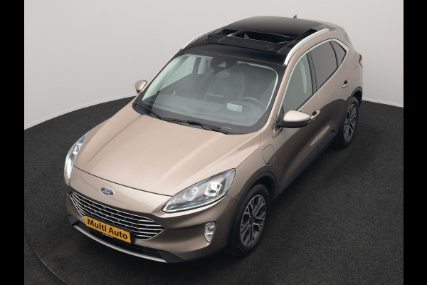 Ford Kuga 2.5 Titanium X PHEV 225pk Dealer O.H. | Trekhaak Af Fabriek | Panodak | Head Up | Adaptive Cruise | 360 Camera | Bang & Olufsen | Sportstoelen & Stuur Verwarmd | Keyless | Blis | Navigatie | DAB | Plug In Hybrid |