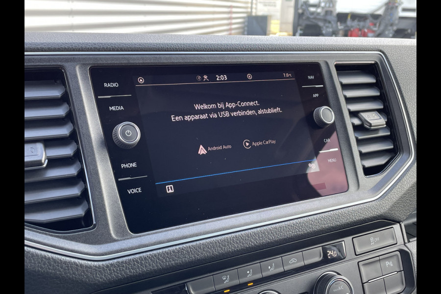 Volkswagen Crafter 35 2.0TDI 177PK L3H3 DC Highline Automaat LED 7 persoons Carplay Clima Stoelverwarming