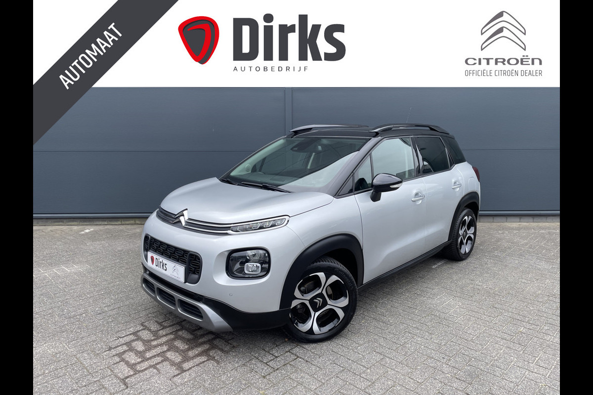 Citroën C3 Aircross 110pk Shine (Elektrisch Schuifdak - Leder incl stoelverwarming - Keyless Entry - Camera - HiFi - Parkeersensoren V+A - 17"incl 4