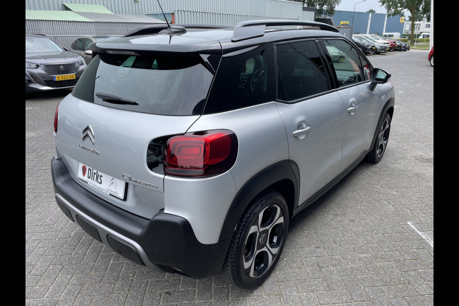 Citroën C3 Aircross 110pk Shine (Elektrisch Schuifdak - Leder incl stoelverwarming - Keyless Entry - Camera - HiFi - Parkeersensoren V+A - 17"incl 4