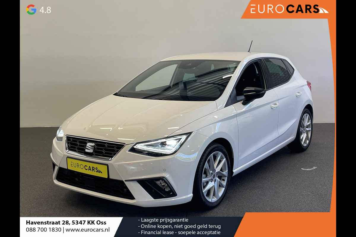Seat Ibiza 1.0 110pk TSI DSG FR | Climate control | Cruise control | LED | Voorstoelen verwarmd | Parkeersensoren | Navigatie | Apple Carplay/ Android Auto |