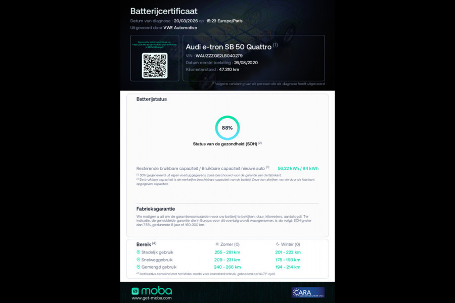 Audi e-tron Sportback 50 quattro Business edition Plus S- LINE, panoramadak, vele opties