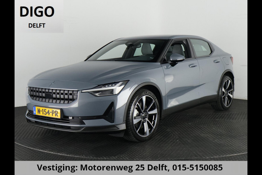 Polestar 2 LONG RANGE 78 kWh ACCU 90% GARANTIE 2032 !* RANGE TOT 561 KM WLTP.  PARKEERSENSOREN V+A . STOELVERWARMING . FULL MAP NAV . STOELPROFIELEN . CAMERA