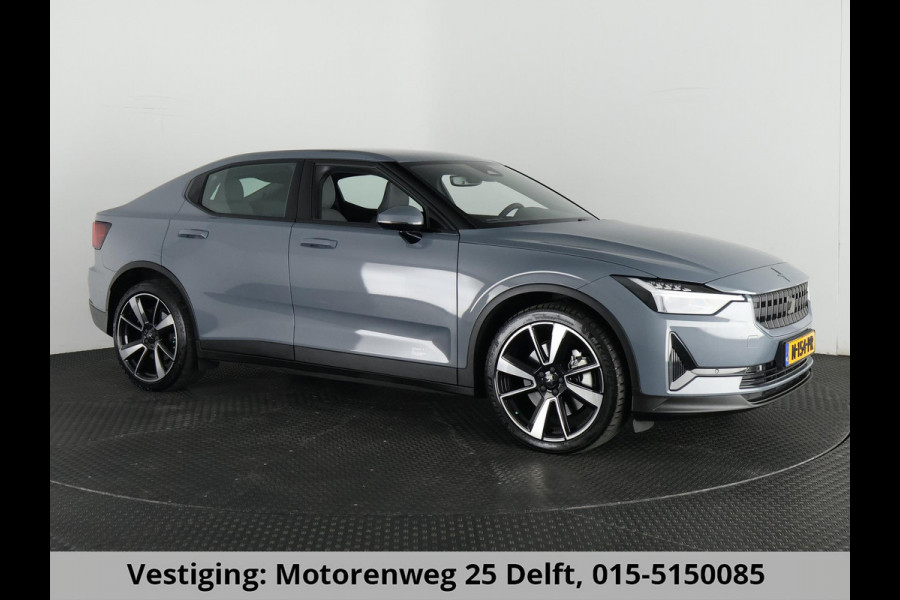 Polestar 2 LONG RANGE 78 kWh ACCU 90% GARANTIE 2032 !* RANGE TOT 561 KM WLTP.  PARKEERSENSOREN V+A . STOELVERWARMING . FULL MAP NAV . STOELPROFIELEN . CAMERA