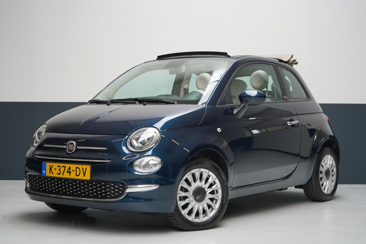 Fiat 500C 1.0 Hybrid Lounge | Navigatie | Cruise control | Airconditioning | Parkeersensoren achter