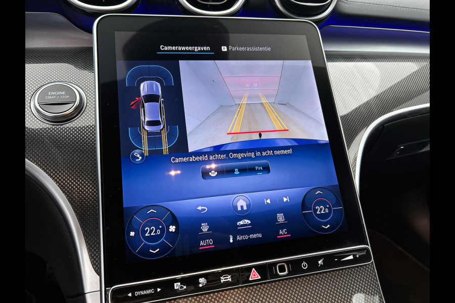 Mercedes-Benz C-Klasse 300 e AMG Plug-In Hybride Trekhaak | AMG LIne | Night Pakket | Memory Voorstoelen | Ledkoplampen | Inclusief 24 maanden Mercedes-Benz Certified garantie voor Europa.