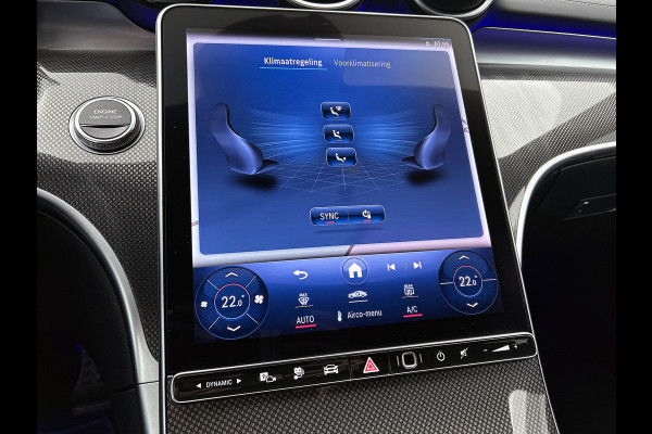 Mercedes-Benz C-Klasse 300 e AMG Plug-In Hybride Trekhaak | AMG LIne | Night Pakket | Memory Voorstoelen | Ledkoplampen | Inclusief 24 maanden Mercedes-Benz Certified garantie voor Europa.