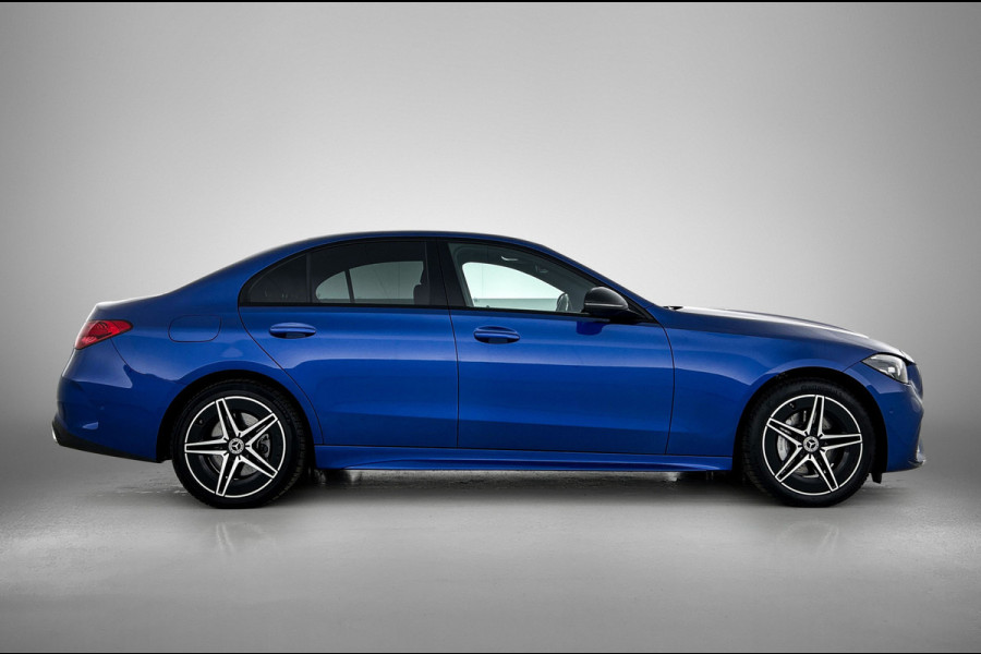 Mercedes-Benz C-Klasse 300 e AMG Plug-In Hybride Trekhaak | AMG LIne | Night Pakket | Memory Voorstoelen | Ledkoplampen | Inclusief 24 maanden Mercedes-Benz Certified garantie voor Europa.