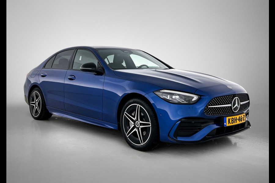 Mercedes-Benz C-Klasse 300 e AMG Plug-In Hybride Trekhaak | AMG LIne | Night Pakket | Memory Voorstoelen | Ledkoplampen | Inclusief 24 maanden Mercedes-Benz Certified garantie voor Europa.
