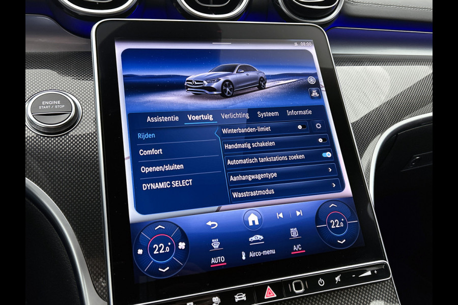 Mercedes-Benz C-Klasse 300 e AMG Plug-In Hybride Trekhaak | AMG LIne | Night Pakket | Memory Voorstoelen | Ledkoplampen | Inclusief 24 maanden Mercedes-Benz Certified garantie voor Europa.