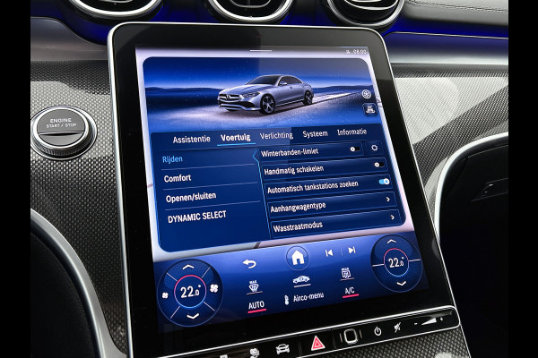 Mercedes-Benz C-Klasse 300 e AMG Plug-In Hybride Trekhaak | AMG LIne | Night Pakket | Memory Voorstoelen | Ledkoplampen | Inclusief 24 maanden Mercedes-Benz Certified garantie voor Europa.