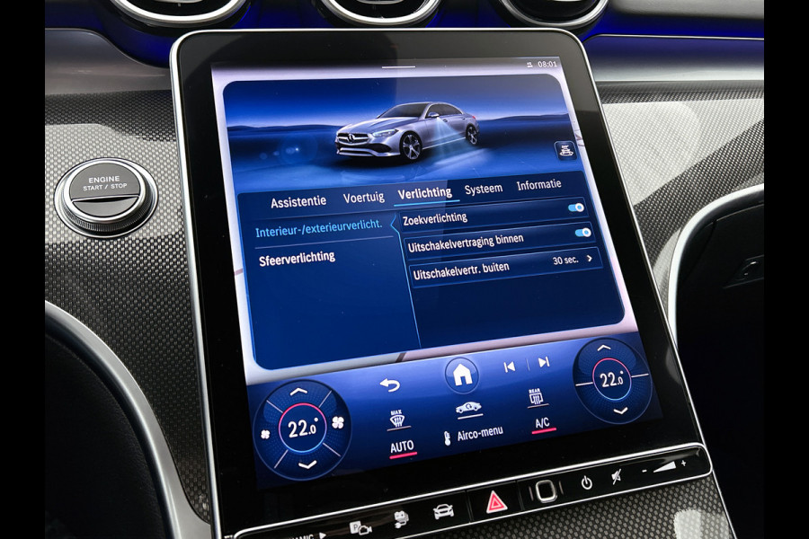 Mercedes-Benz C-Klasse 300 e AMG Plug-In Hybride Trekhaak | AMG LIne | Night Pakket | Memory Voorstoelen | Ledkoplampen | Inclusief 24 maanden Mercedes-Benz Certified garantie voor Europa.