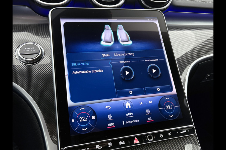 Mercedes-Benz C-Klasse 300 e AMG Plug-In Hybride Trekhaak | AMG LIne | Night Pakket | Memory Voorstoelen | Ledkoplampen | Inclusief 24 maanden Mercedes-Benz Certified garantie voor Europa.