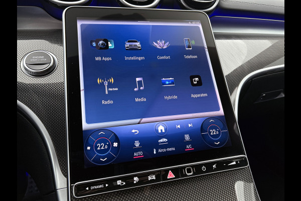 Mercedes-Benz C-Klasse 300 e AMG Plug-In Hybride Trekhaak | AMG LIne | Night Pakket | Memory Voorstoelen | Ledkoplampen | Inclusief 24 maanden Mercedes-Benz Certified garantie voor Europa.