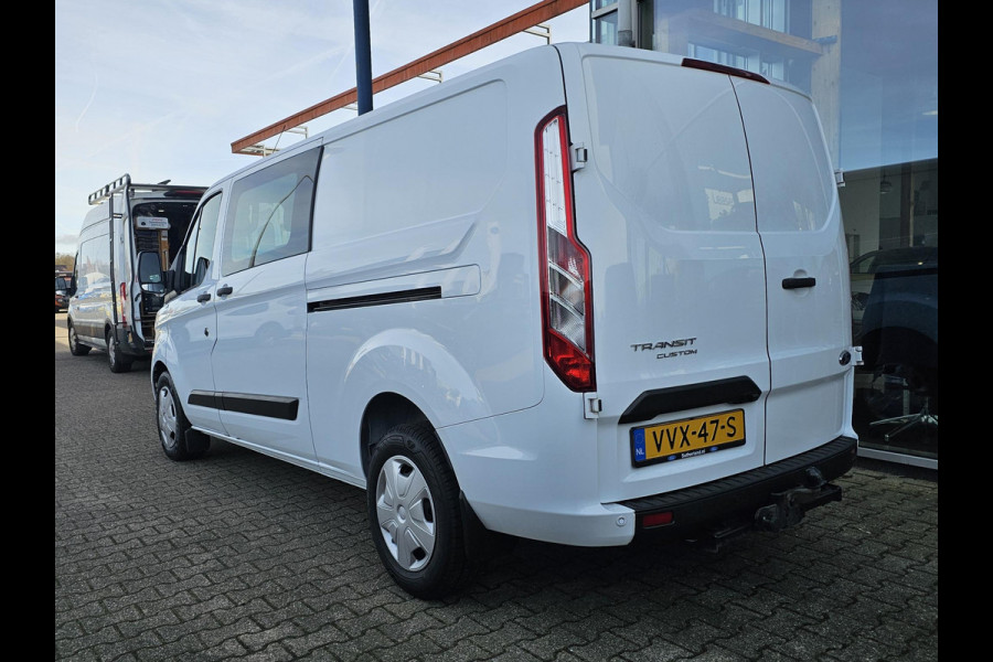 Ford Transit Custom 320 2.0 TDCI L2H1 Trend DC Trekhaak | Stoelverwarming | Camera | Cruise Control | Zéér nette auto!