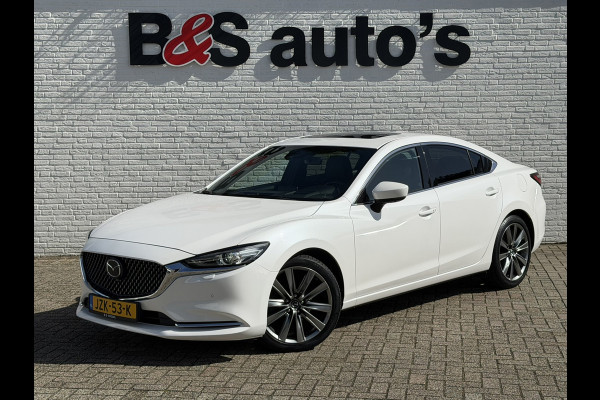 Mazda 6 2.0 SkyActiv-G Automaat Camera+Pdc Sunroof Stoel-Stuurverwarming Cruise Leder Memory Seats