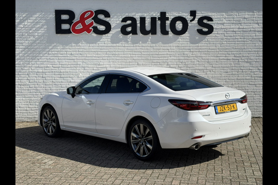 Mazda 6 2.0 SkyActiv-G Automaat Camera+Pdc Sunroof Stoel-Stuurverwarming Cruise Leder Memory Seats