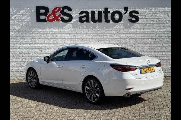 Mazda 6 2.0 SkyActiv-G Automaat Camera+Pdc Sunroof Stoel-Stuurverwarming Cruise Leder Memory Seats