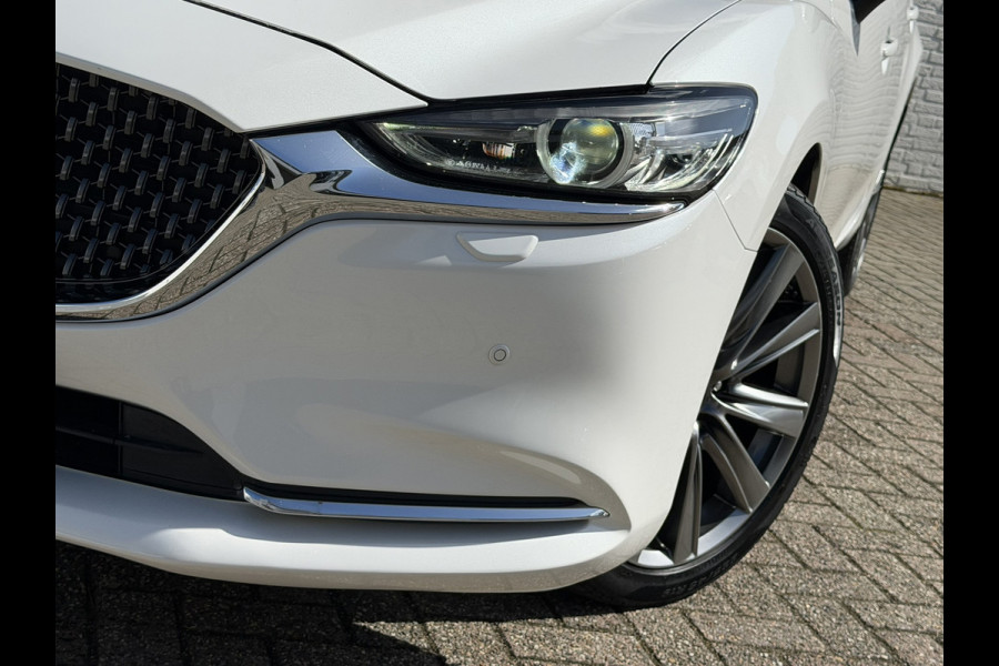 Mazda 6 2.0 SkyActiv-G Automaat Camera+Pdc Sunroof Stoel-Stuurverwarming Cruise Leder Memory Seats