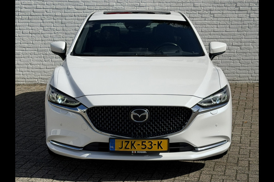 Mazda 6 2.0 SkyActiv-G Automaat Camera+Pdc Sunroof Stoel-Stuurverwarming Cruise Leder Memory Seats