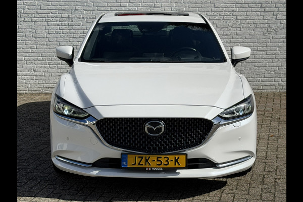 Mazda 6 2.0 SkyActiv-G Automaat Camera+Pdc Sunroof Stoel-Stuurverwarming Cruise Leder Memory Seats
