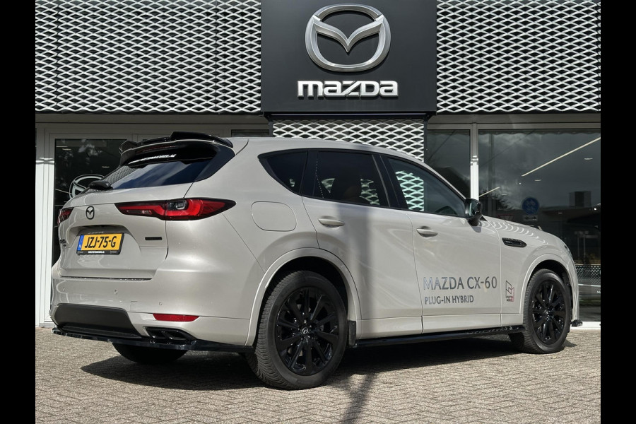 Mazda CX-60 2.5 e-SkyActiv PHEV Homura | AERO PACK | 360 CAMERA | HALF LEER HALF ALCANTARA |