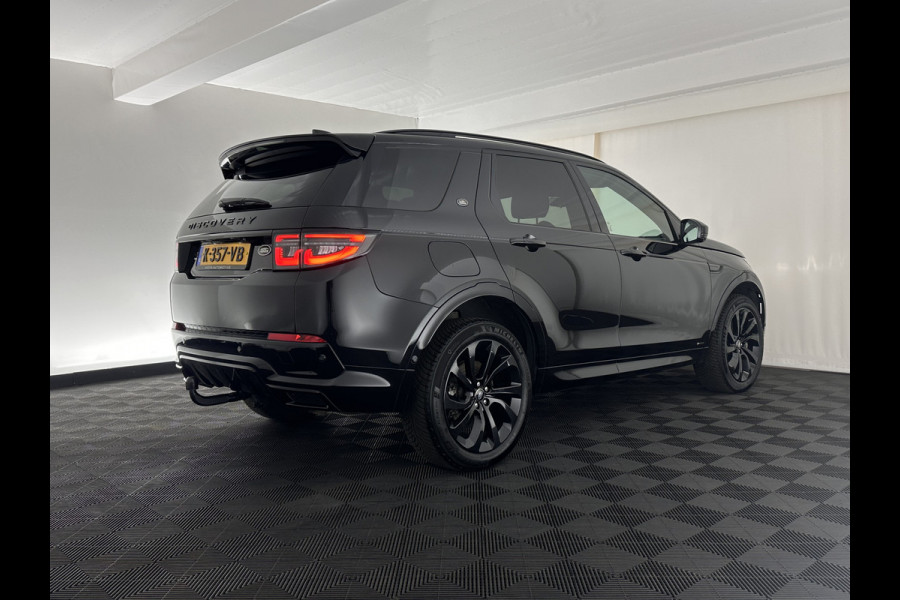 Land Rover Discovery Sport P300e 1.5 R-Dynamic HSE Black Exterior Pack AWD (Plug-in) (INCL-BTW) *LEATHER | FULL-LED | DIGI-COCKPIT | MERIDIAN-AUDIO | BLINDSPOT | KEYLESS | SHIFTPADDLES | PRIVACYGLASS | NAVI-FULLMAP | ECC | MEMORY-PACK | PDC | CRUISE | 20''ALU*