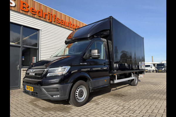 MAN TGE 35 2.0 Lang L4 Super Hoog 177pk bakwagen met Dhollandia laadklep / euro 6 / bpm vrij / vaste prijs rijklaar € 38.950 ex btw / lease vanaf € 636 / zwart metallic