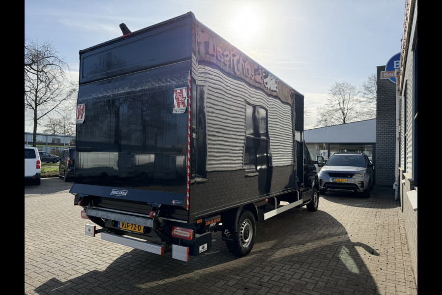 MAN TGE 35 2.0 Lang L4 Super Hoog 177pk bakwagen met Dhollandia laadklep / euro 6 / bpm vrij / vaste prijs rijklaar € 38.950 ex btw / lease vanaf € 636 / zwart metallic