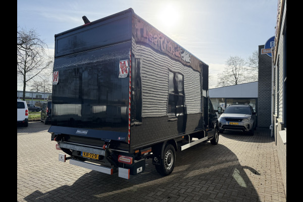 MAN TGE 35 2.0 Lang L4 Super Hoog 177pk bakwagen met Dhollandia laadklep / euro 6 / bpm vrij / vaste prijs rijklaar € 38.950 ex btw / lease vanaf € 636 / zwart metallic