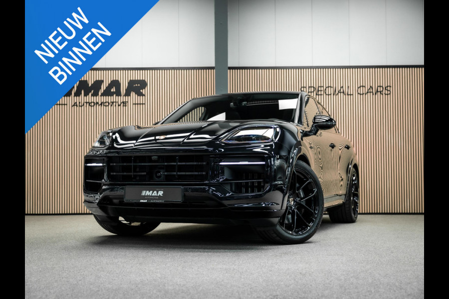Porsche Cayenne Coupé 3.0 E-Hybrid Black Edition | Sportuitlaat | Stoelverwarming en verkoeling | Sport Chrono |