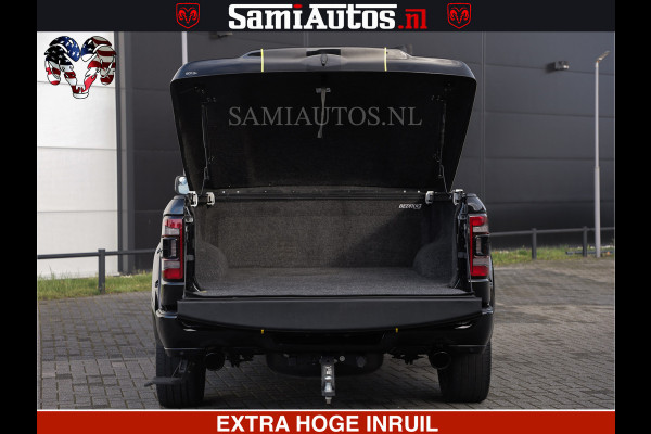 Dodge Ram HULK PACK | BULLBAR | 5.7 V8 | HUD | PANO | DIGI CLUSTER | 360CAM | ADAPTIVE CRUISE | HEADUP | DIGITALE BINNENSPIEGEL | LARAMIE  3500KG | LEDER | LANE ASSIST | DODE HOEK INSTALLATIE |