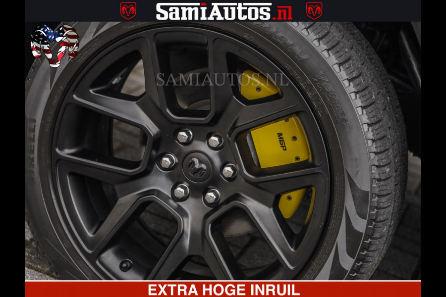 Dodge Ram HULK PACK | BULLBAR | 5.7 V8 | HUD | PANO | DIGI CLUSTER | 360CAM | ADAPTIVE CRUISE | HEADUP | DIGITALE BINNENSPIEGEL | LARAMIE  3500KG | LEDER | LANE ASSIST | DODE HOEK INSTALLATIE |