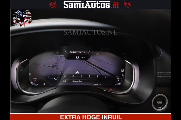 Dodge Ram HULK PACK | BULLBAR | 5.7 V8 | HUD | PANO | DIGI CLUSTER | 360CAM | ADAPTIVE CRUISE | HEADUP | DIGITALE BINNENSPIEGEL | LARAMIE  3500KG | LEDER | LANE ASSIST | DODE HOEK INSTALLATIE |